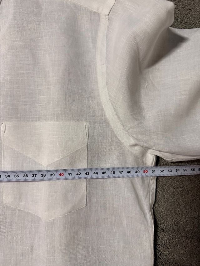 Camisa Lino Gutteridge Blanca Talla S/M