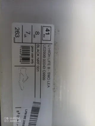 Zapatos Geox Negros Hombre