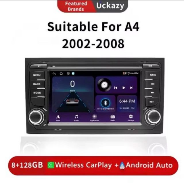 Rádio Android Audi B6 Danificado
