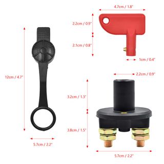 Interruptor Aislador de baterías coche, barco, etc