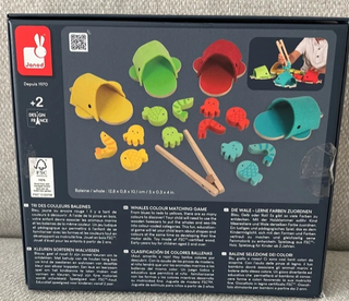 Juego de clasificación Janod ballenas