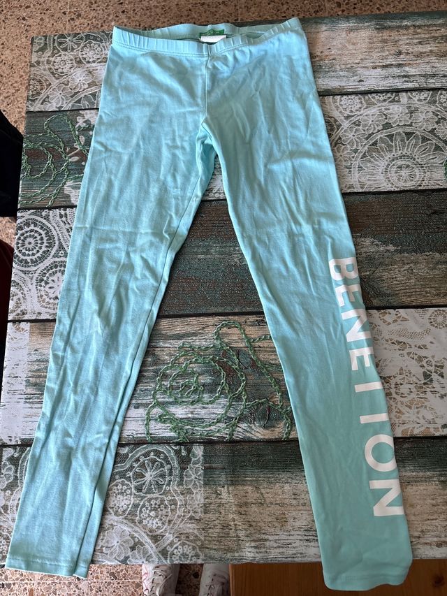 Leggings niña Benetton verde 8-9 años