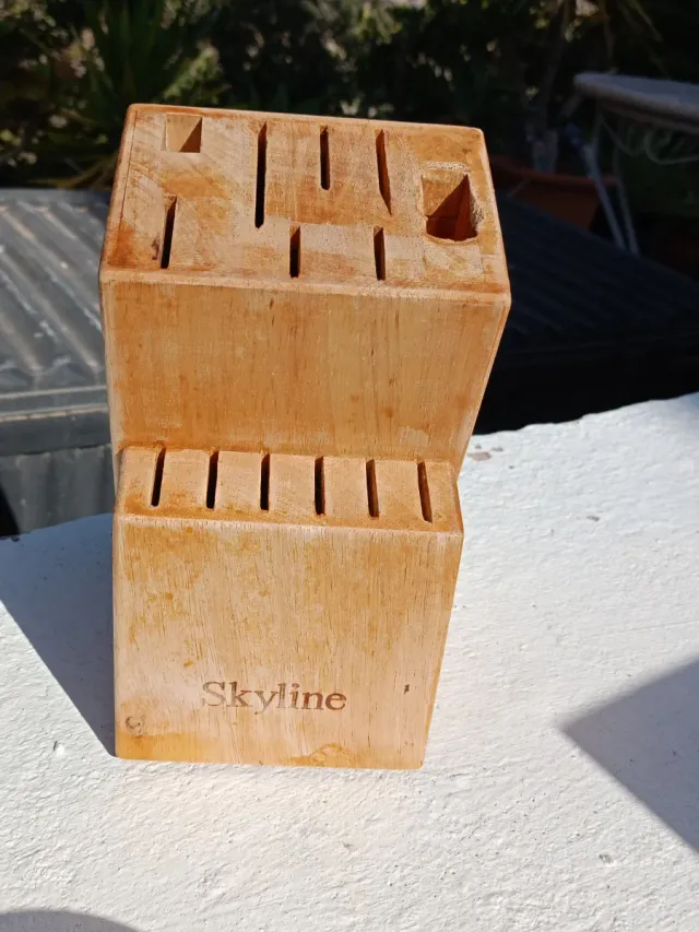 Bloque de madera para 14 cuchillos