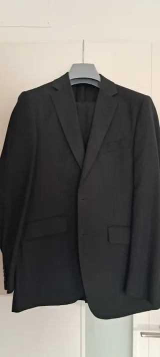 Traje El Corte Inglés Talla 46 Negro Poco Uso