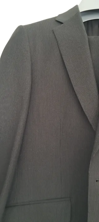 Traje El Corte Inglés Talla 46 Negro Poco Uso