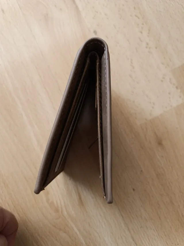 Cartera Antelina Beige y Marrón