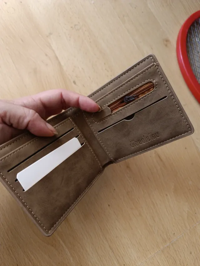 Cartera Antelina Beige y Marrón