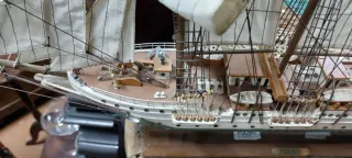 Maqueta velero Juan Sebastián Elcano