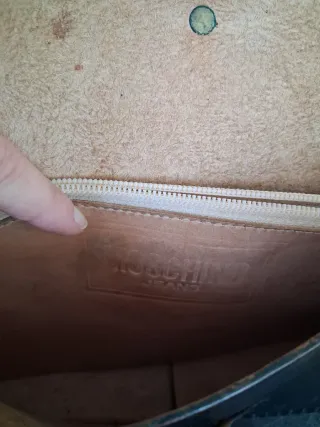 Bolso Moschino Jeans Piel Negro