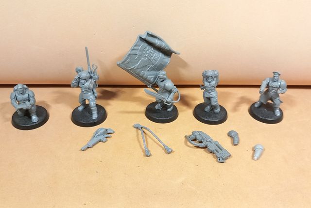 Warhammer escuadra de mando