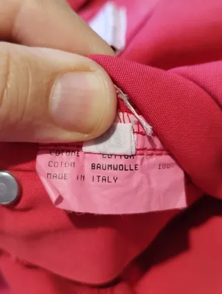 Salopette vintage Oliver by Valentino rossa