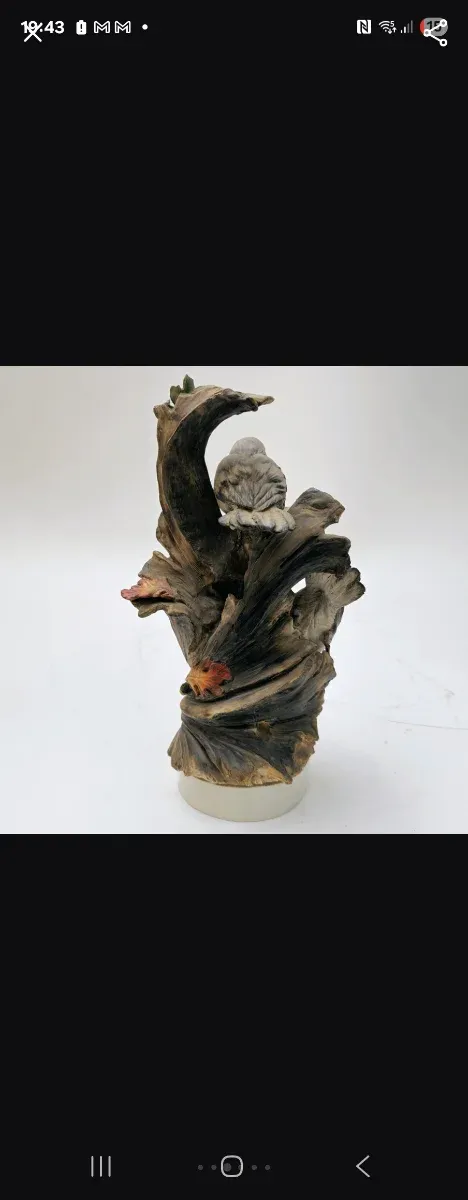 Escultura Capodimonte Pájaros