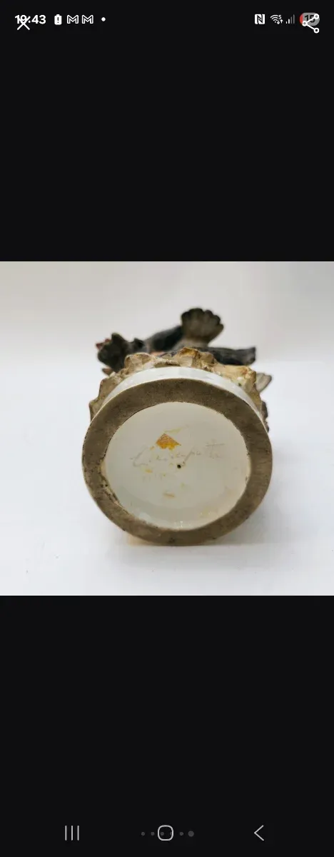 Escultura Capodimonte Pájaros