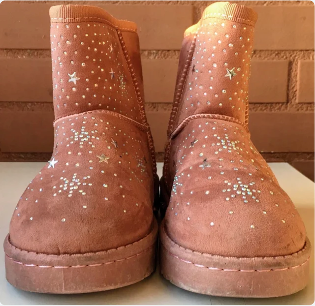 Botas niña invierno rosa estrellas talla 30