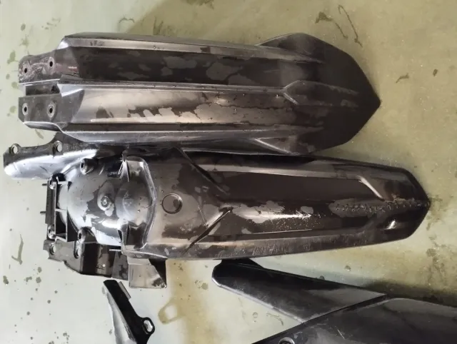 Plásticos Yamaha Yzf 250-450 4T, 2019-2023 Negro