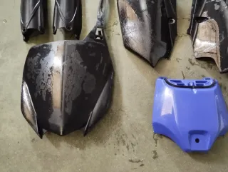 Plásticos Yamaha Yzf 250-450 4T, 2019-2023 Negro