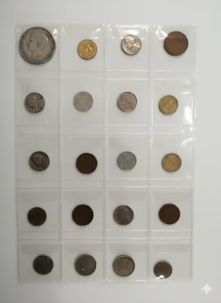 Colección monedas antiguas