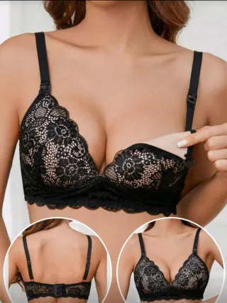 Sujetador lactancia encaje talla S