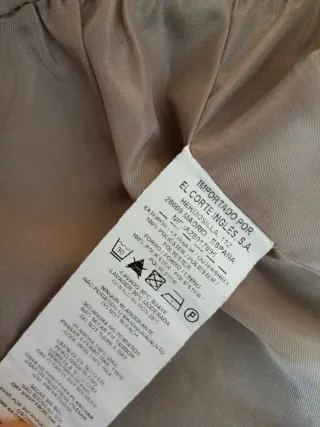 Gabardina ANTEA gris Talla M