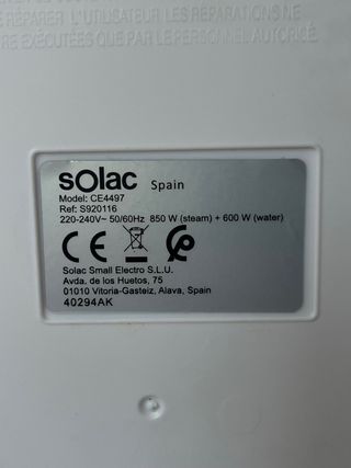 Cafetera barista Solac Espresso CE4497 Blanca