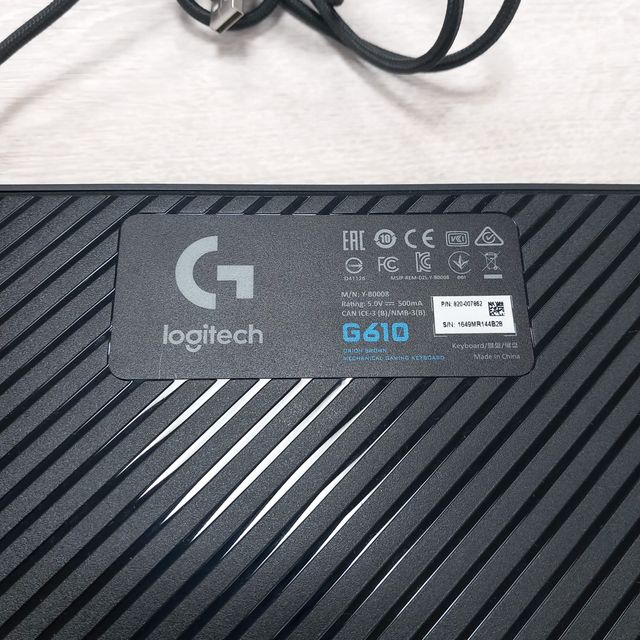 Logitech G610 Teclado Mecánico Negro