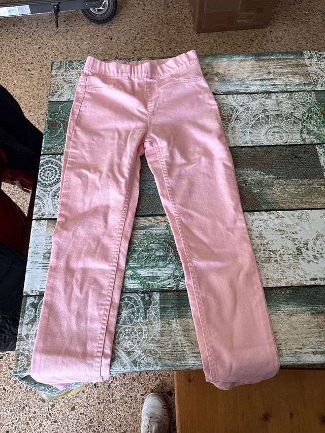 Pantalón niña rosa talla 9-10 años