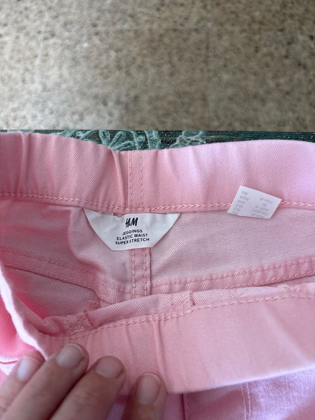 Pantalón niña rosa talla 9-10 años