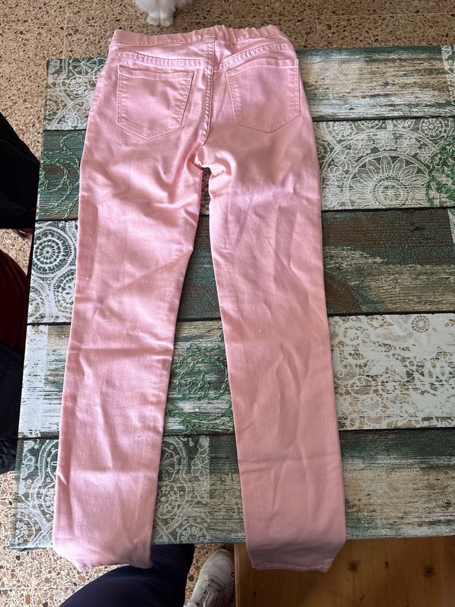 Pantalón niña rosa talla 9-10 años
