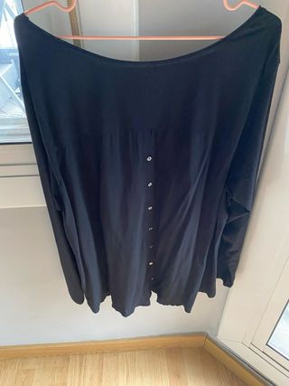 Blusa Yerse Corte holgado manga larga T46 botones