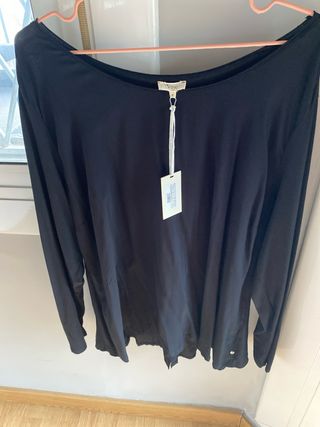 Blusa Yerse Corte holgado manga larga T46 botones