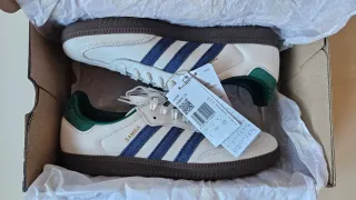 Adidas Samba OG T.41 1/3 Beige/Azul/Verde