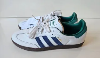 Adidas Samba OG T.41 1/3 Beige/Azul/Verde