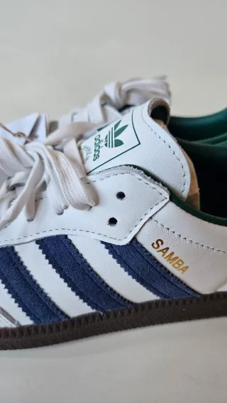Adidas Samba OG T.41 1/3 Beige/Azul/Verde