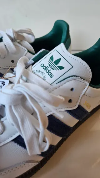 Adidas Samba OG T.41 1/3 Beige/Azul/Verde