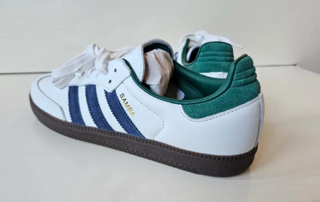 Adidas Samba OG T.41 1/3 Beige/Azul/Verde