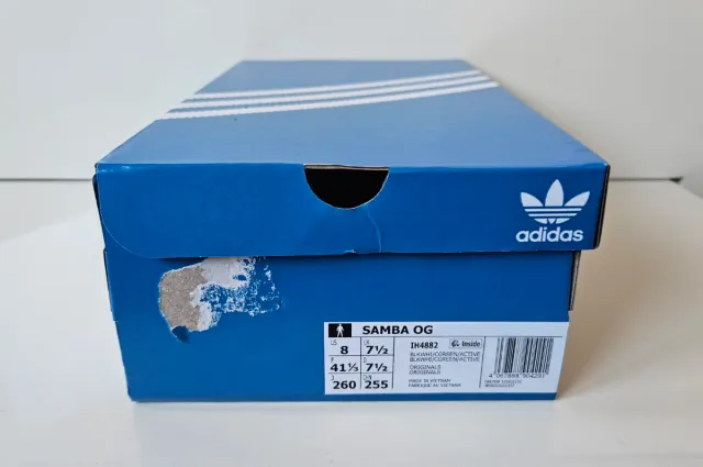 Adidas Samba OG T.41 1/3 Beige/Azul/Verde