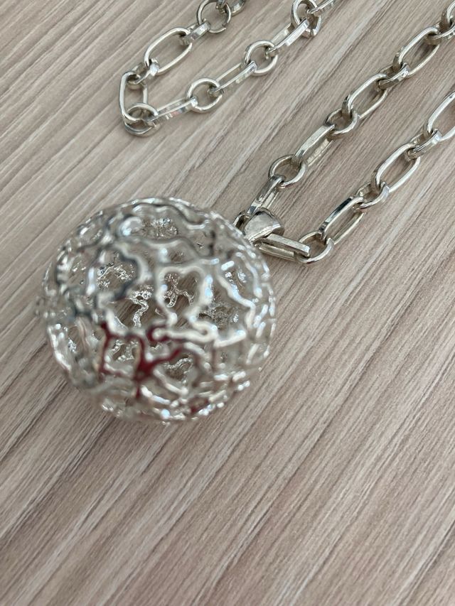 Llamador de ángeles de plata Tous