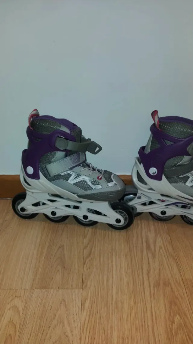 Patines Oxelo Morado y Gris T. 29-32