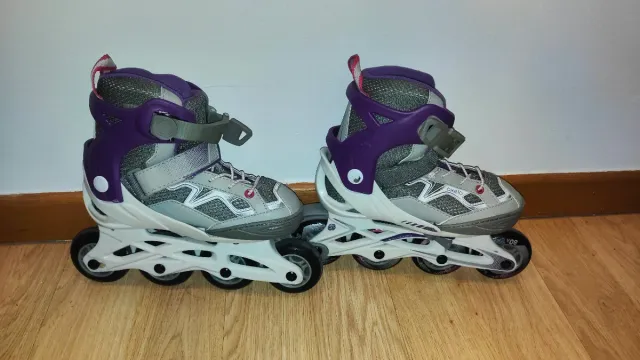 Patines Oxelo Morado y Gris T. 29-32