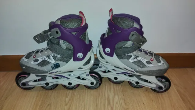 Patines Oxelo Morado y Gris T. 29-32