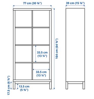 Estantería KALLAX  Blanca con soporte