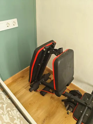 Banco de pesas plegable