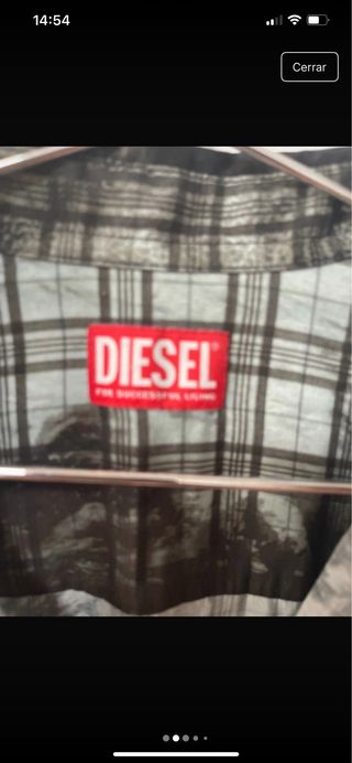 Camisa Diesel manga corta estampada