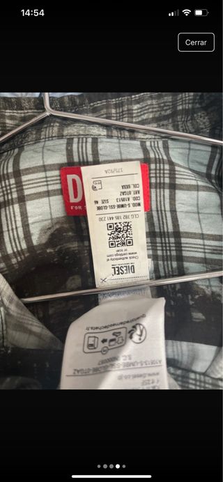 Camisa Diesel manga corta estampada