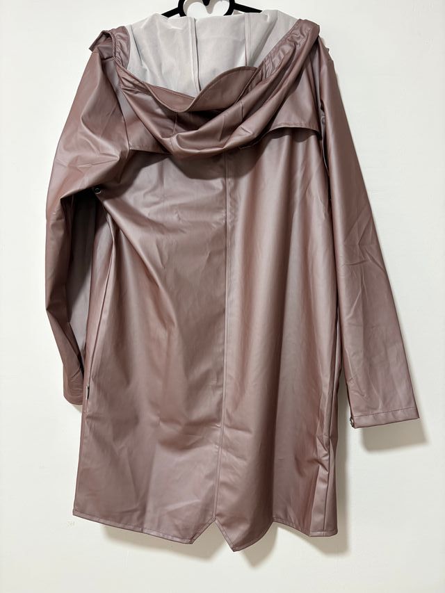 Chaqueta Rains impermeable rosa Talla XS