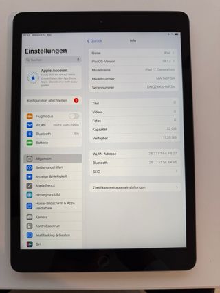 Apple iPad 7ª Gen 32GB Negro/Gris
