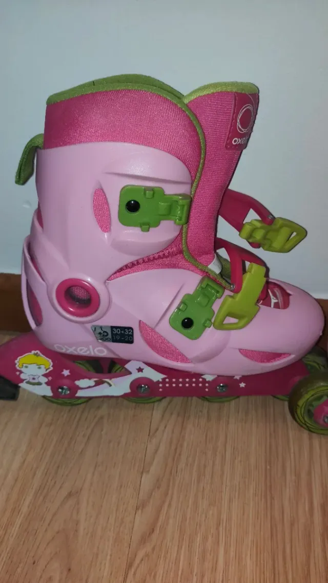 Patines Oxelo rosas talla 30-32