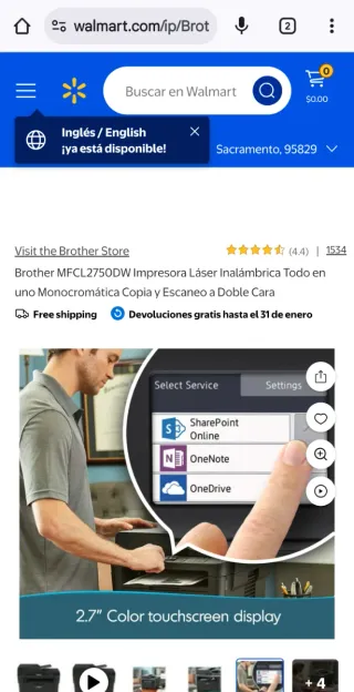 Impresora multifuncion Brother MFC-L2750DW