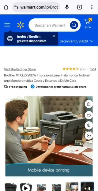 Impresora multifuncion Brother MFC-L2750DW