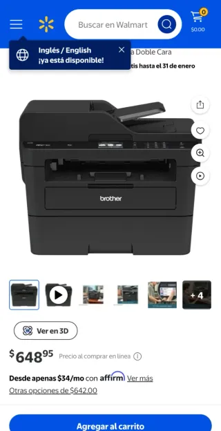 Impresora multifuncion Brother MFC-L2750DW